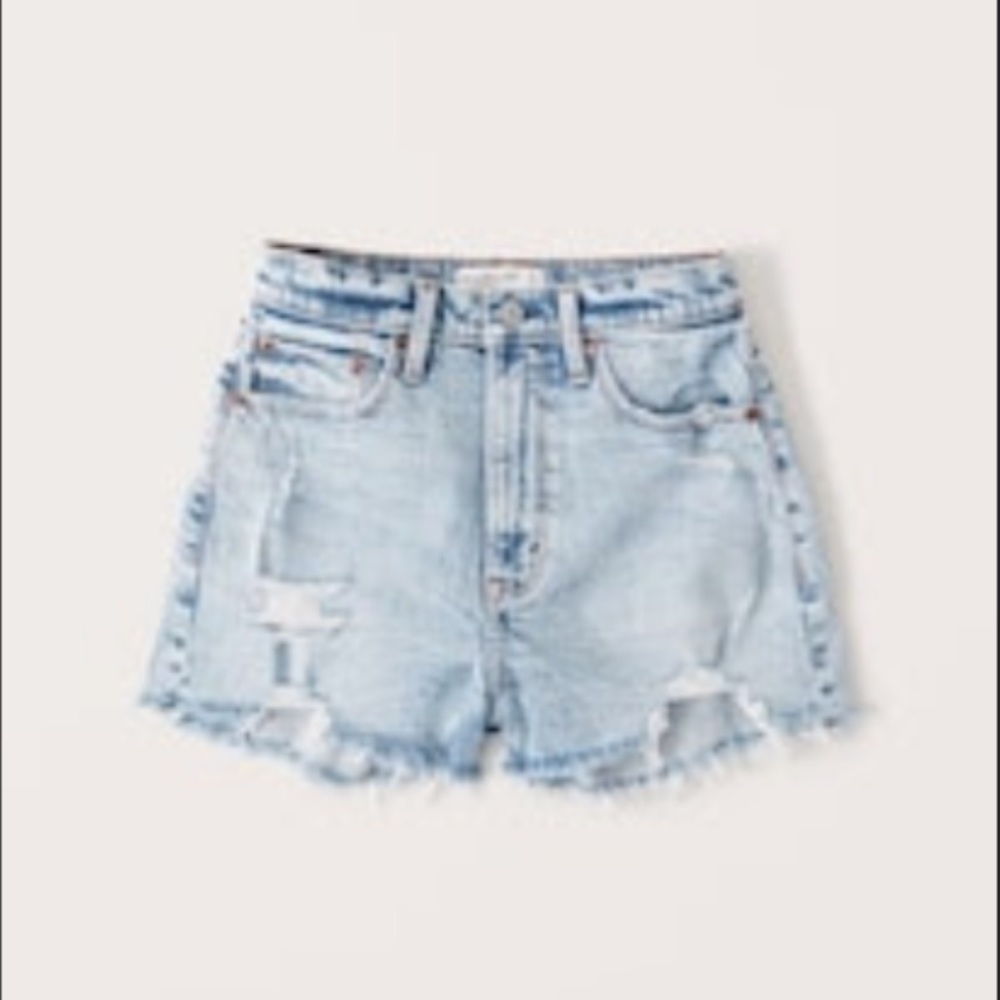 A&F Curve Love High Rise Mom Shorts